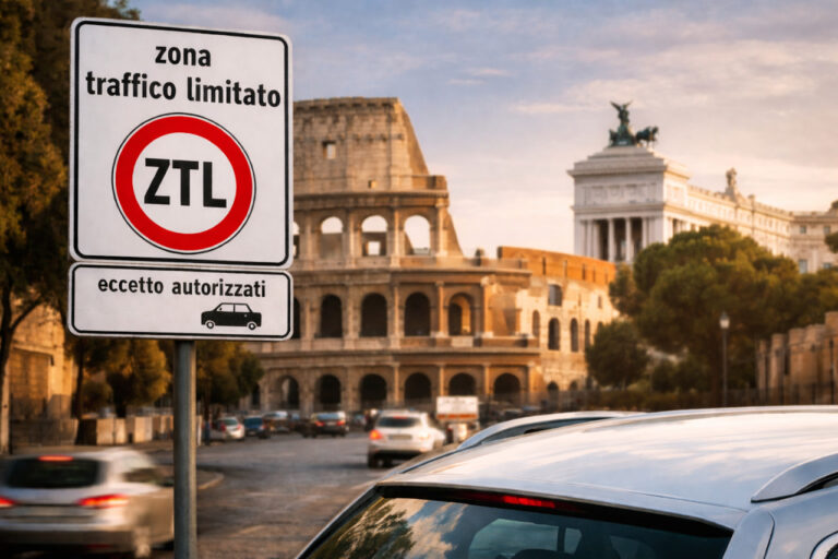 ZTL Roma e noleggio auto
